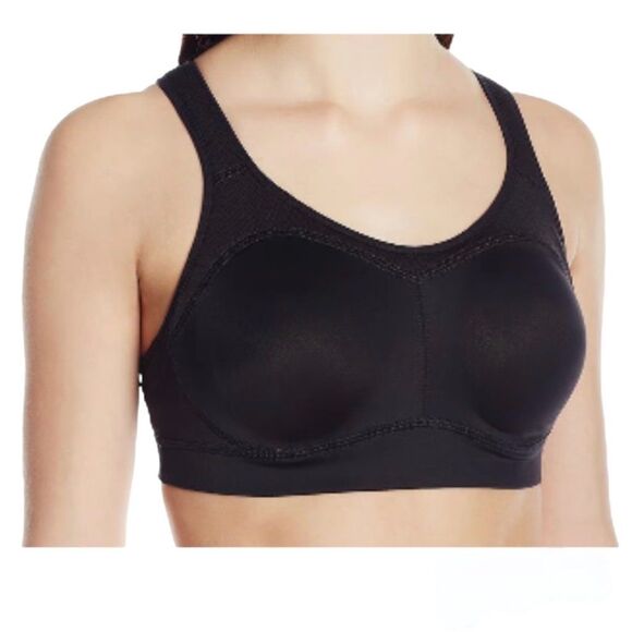 NWT Champion Motion Control Underwire High Impact Black Bra Plus Size 44C - Picture 1 of 9